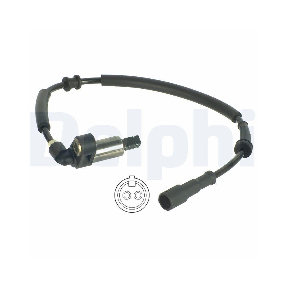 DELPHI SS20146 Sensor, Raddrehzahl f&uuml;r RENAULT, Hinterachse rechts