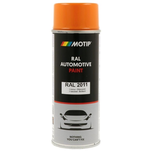 MOTIP 880127 Lack RAL Farbe Automotive RAL 2011 Hochglanz 400 ml f&uuml;r
