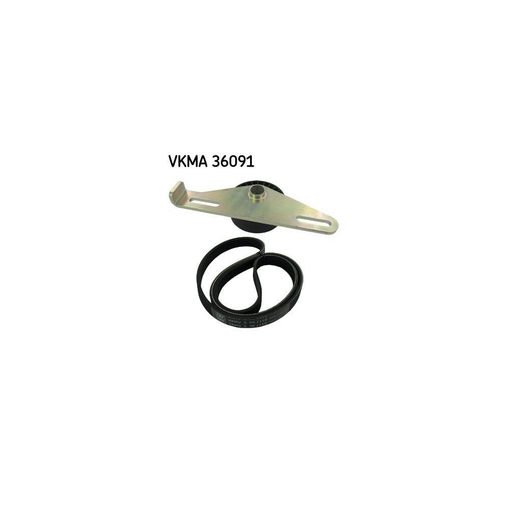 Keilrippenriemensatz SKF VKMA 36091 f&uuml;r AUDI NISSAN RENAULT TOYOTA DACIA HYUNDAI