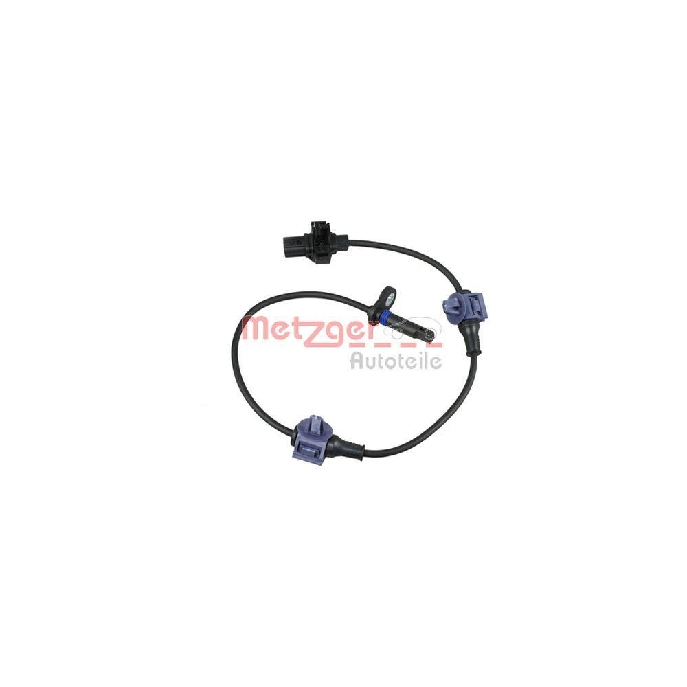 Sensor, Raddrehzahl METZGER 0900618 f&uuml;r HONDA, Hinterachse rechts