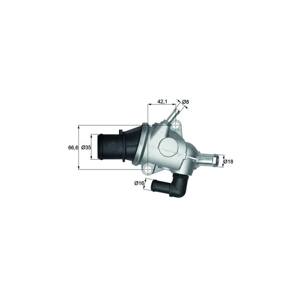 Thermostat, K&uuml;hlmittel MAHLE TI 125 88 BEHR f&uuml;r ALFA ROMEO FIAT LANCIA