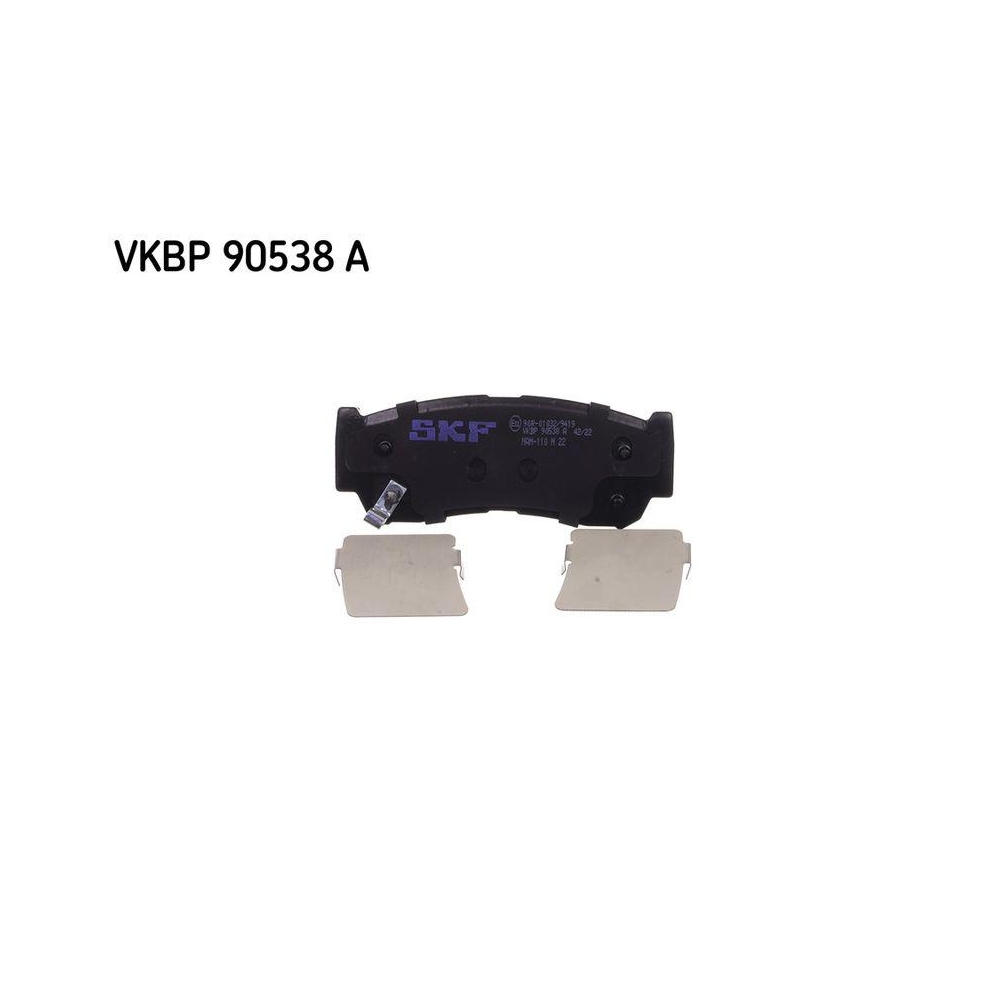 Bremsbelagsatz, Scheibenbremse SKF VKBP 90538 A f&uuml;r HYUNDAI, Hinterachse