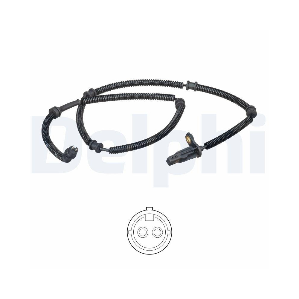 DELPHI SS20575 Sensor, Raddrehzahl f&uuml;r RENAULT, Hinterachse