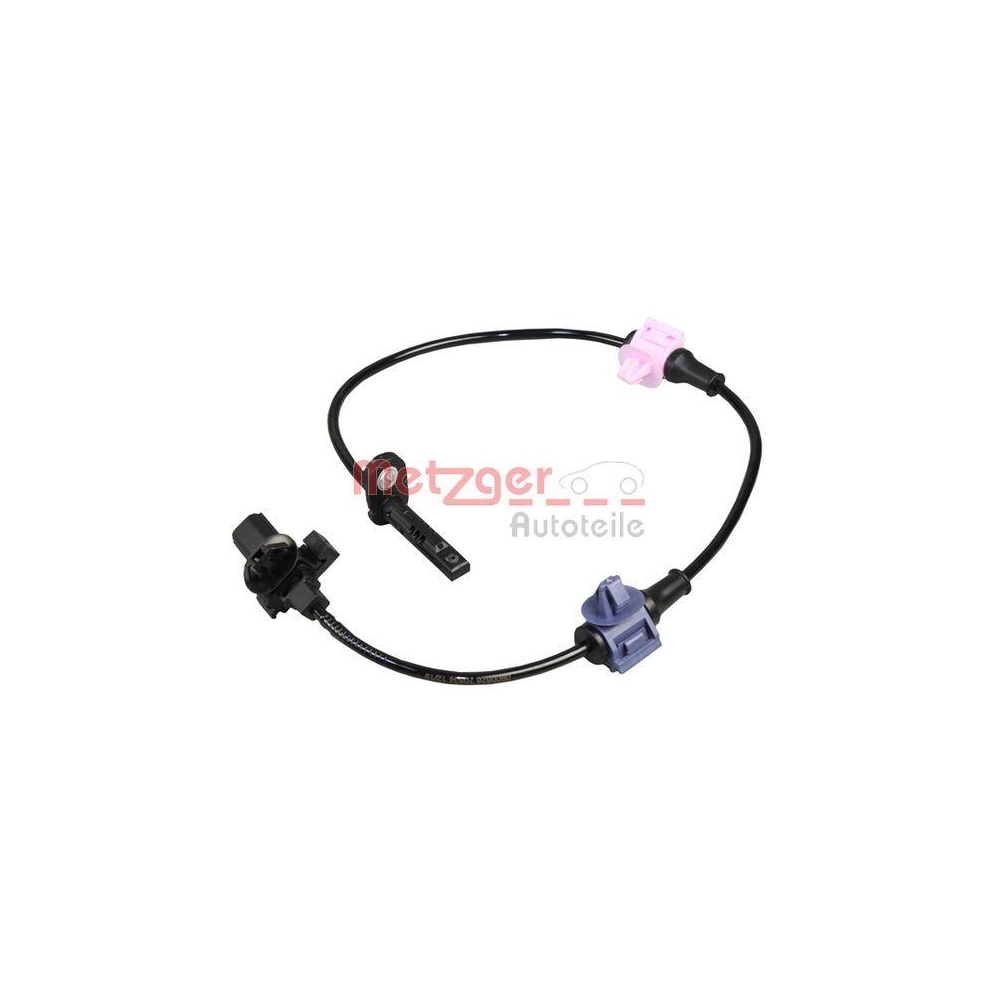 Sensor, Raddrehzahl METZGER 0900626 f&uuml;r HONDA, Hinterachse links