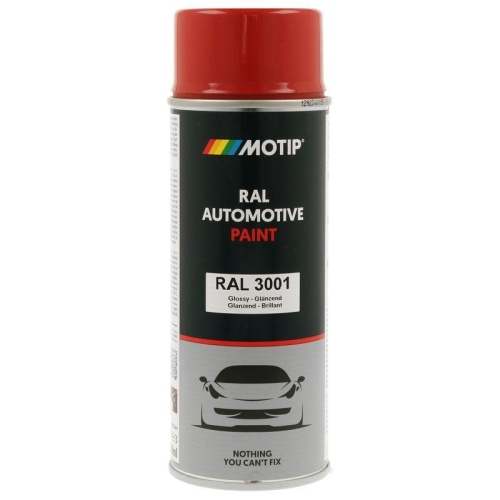 MOTIP 880130 Lack RAL Farbe Automotive RAL 3001 Hochglanz 400 ml f&uuml;r