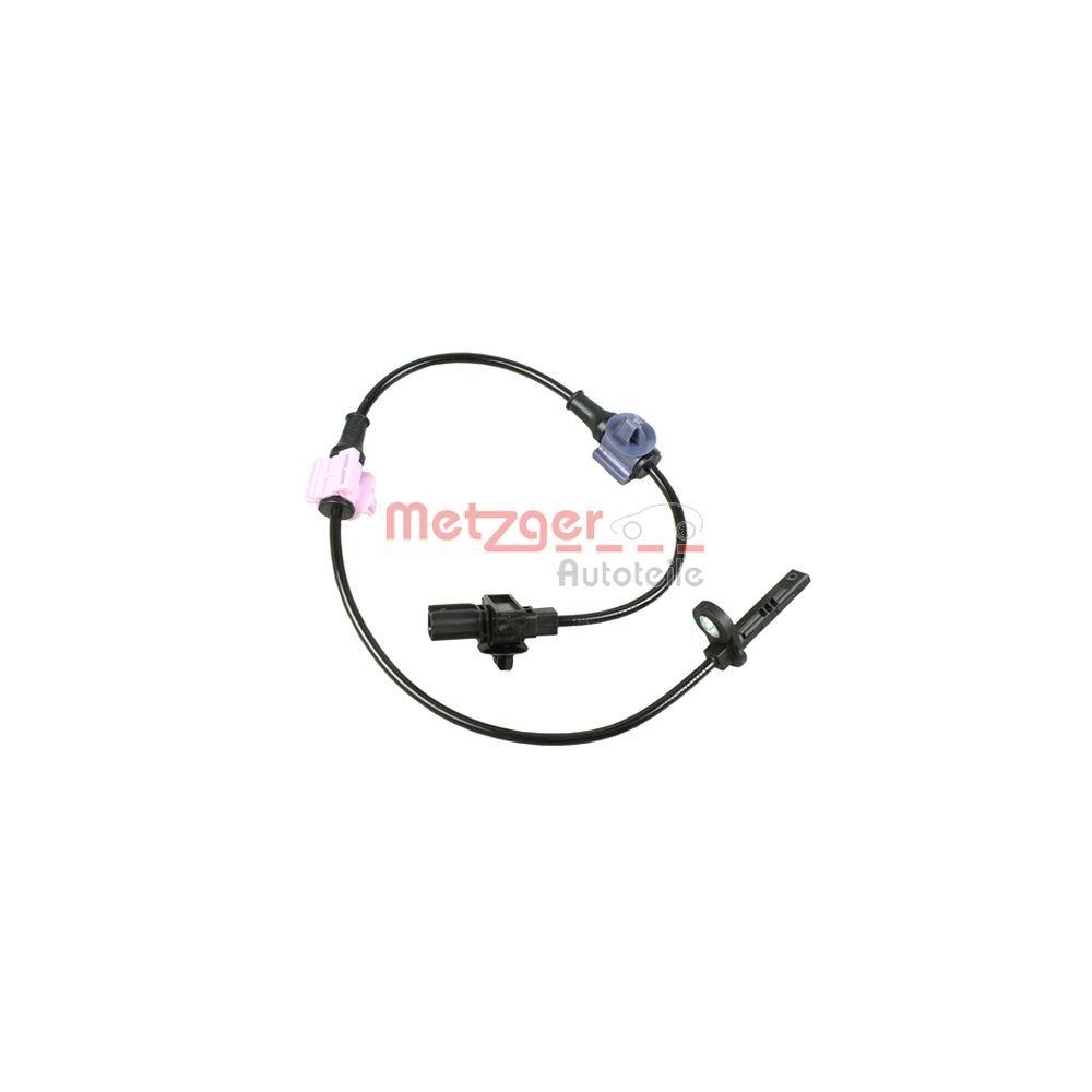 Sensor, Raddrehzahl METZGER 0900627 f&uuml;r HONDA, Hinterachse rechts