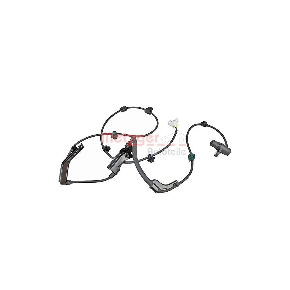 Sensor, Raddrehzahl METZGER 09001153 f&uuml;r TOYOTA, Vorderachse rechts