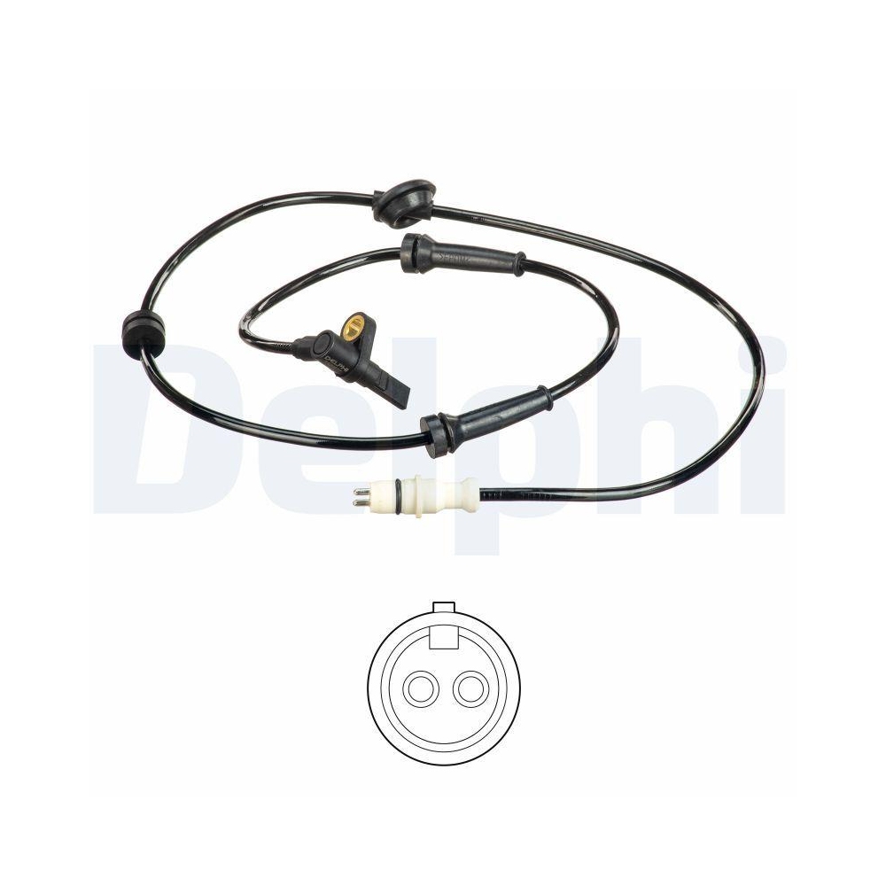 DELPHI SS20577 Sensor, Raddrehzahl f&uuml;r FIAT, Vorderachse links