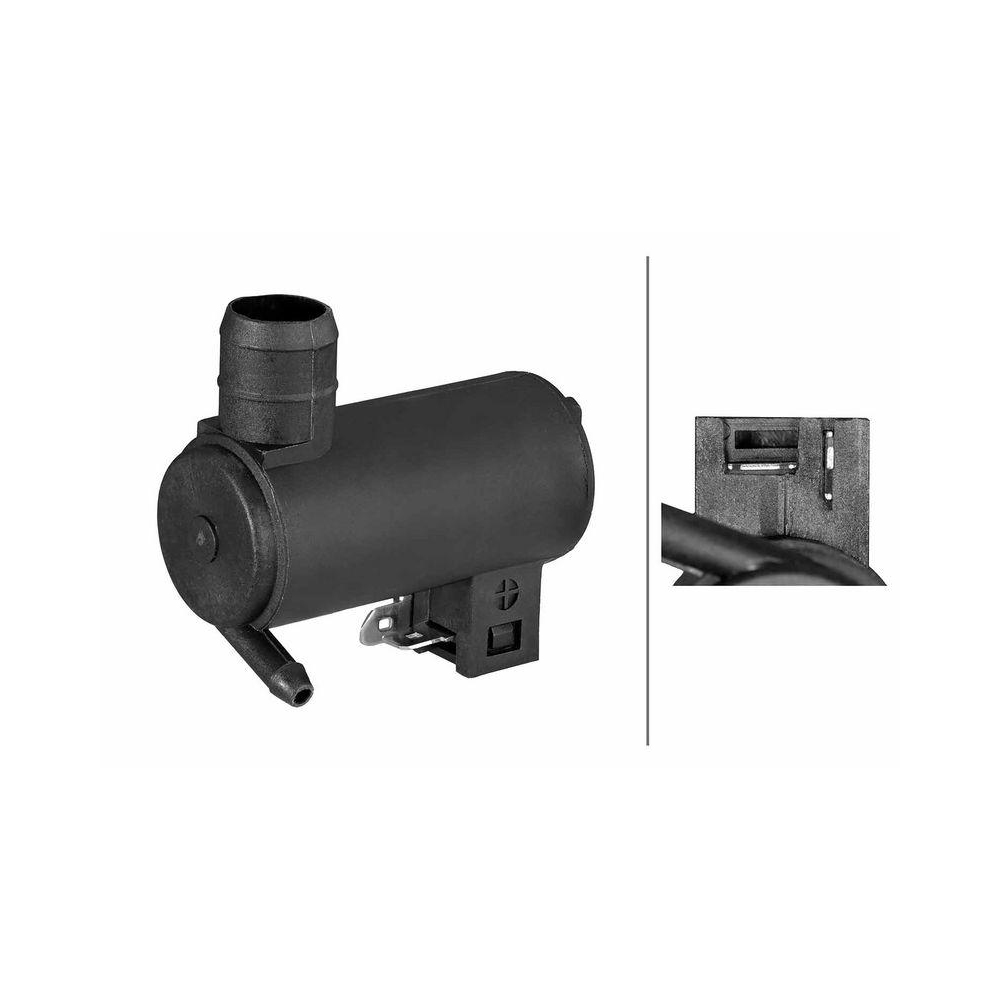 HELLA Waschwasserpumpe, Scheibenreinigung 8TW 006 848-811 für CITROËN PEUGEOT