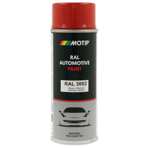 MOTIP 880131 Lack RAL Farbe Automotive RAL 3002 Hochglanz 400 ml f&uuml;r