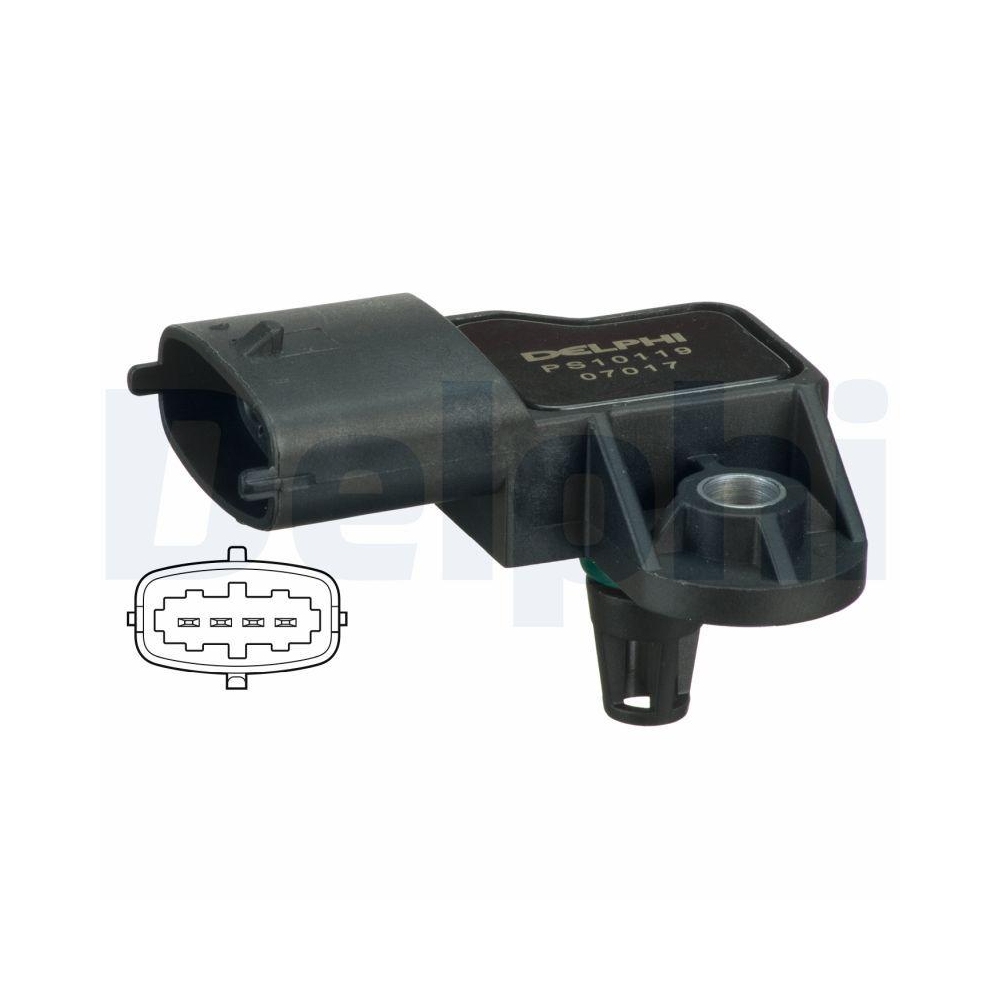 DELPHI PS10119 Sensor, Saugrohrdruck f&uuml;r RENAULT SUZUKI