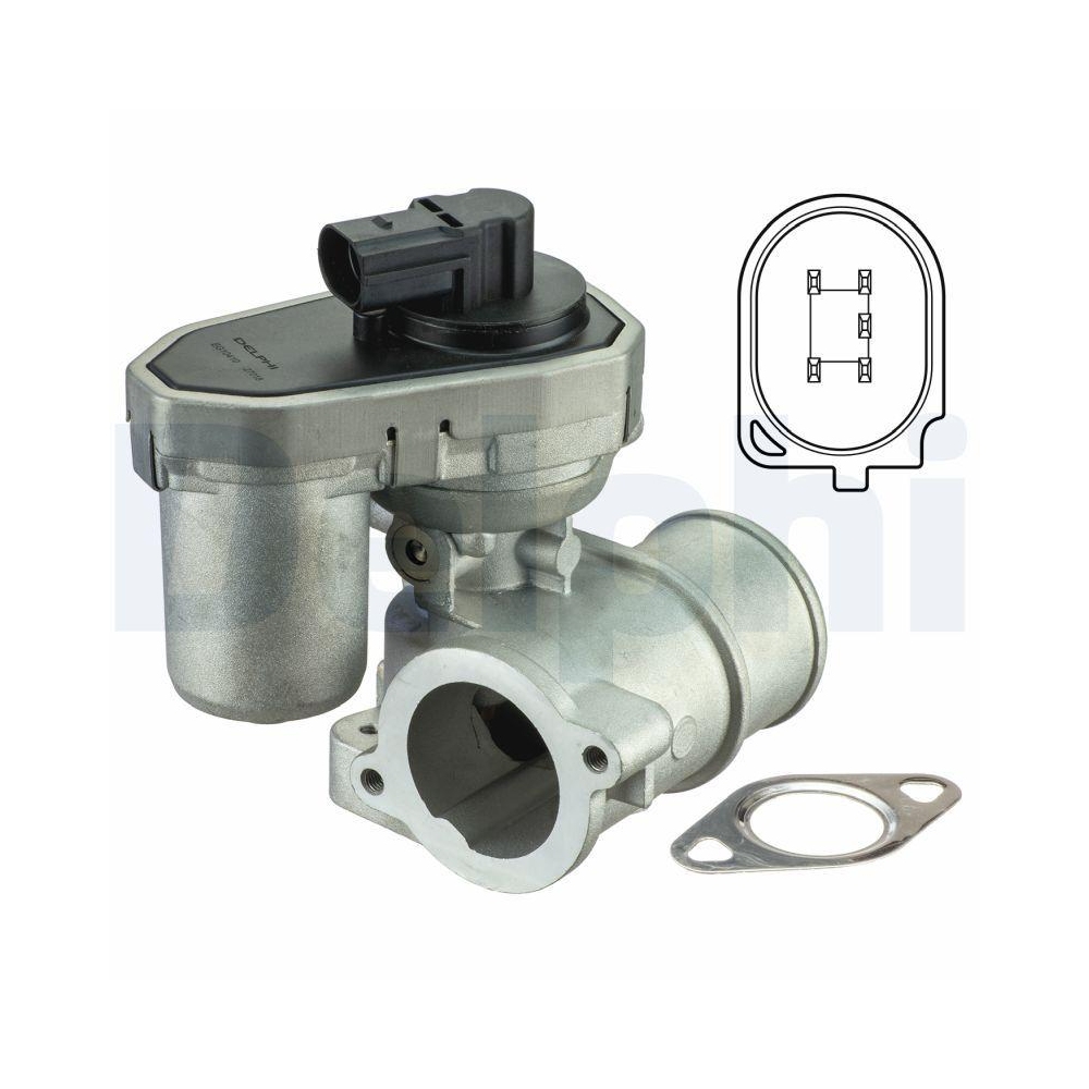 DELPHI EG10410-12B1 AGR-Ventil f&uuml;r FORD JAGUAR