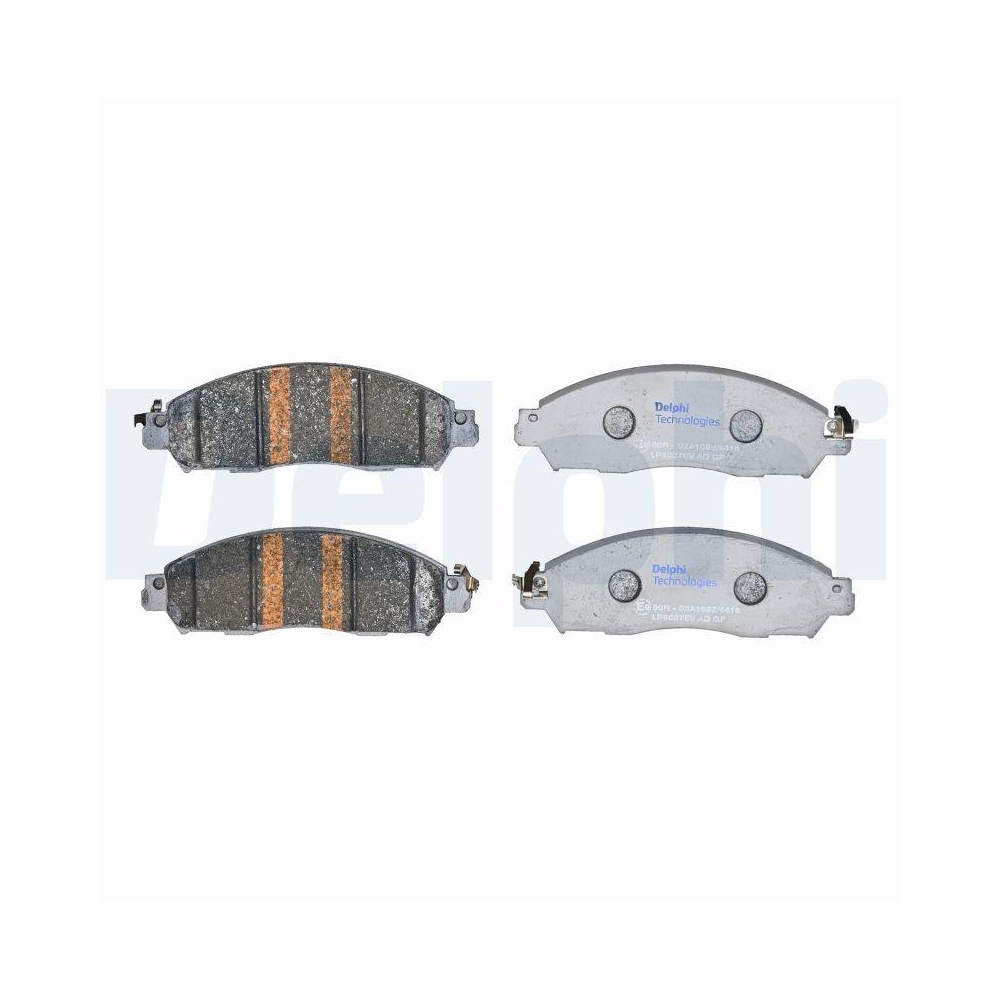DELPHI LP5027EV Bremsbelagsatz, Scheibenbremse f&uuml;r NISSAN NISSAN (DFAC)