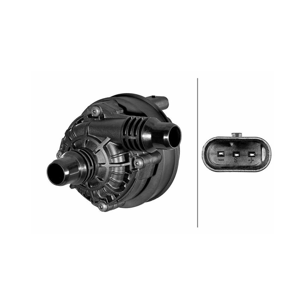 HELLA Zusatzwasserpumpe (Kühlwasserkreislauf) 8TW 358 305-081 für MERCEDES-BENZ