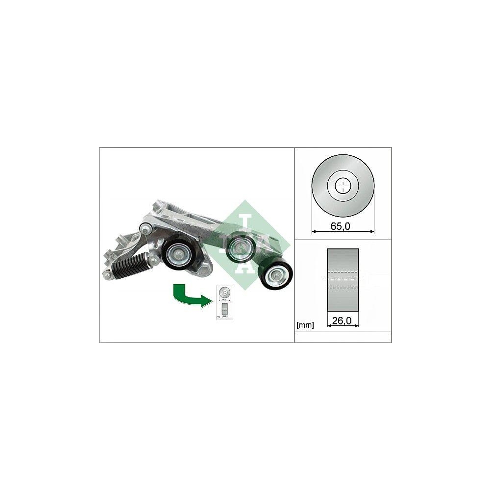 Riemenspanner, Keilrippenriemen Schaeffler INA 534 0446 10 für MERCEDES-BENZ