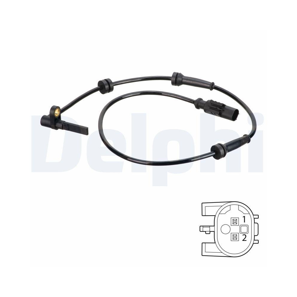 DELPHI SS20579 Sensor, Raddrehzahl f&uuml;r FIAT, Vorderachse rechts