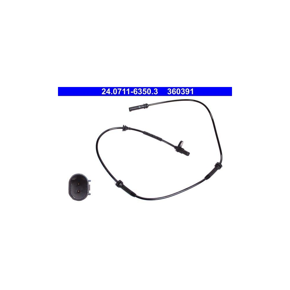 Sensor, Raddrehzahl ATE 24.0711-6350.3 f&uuml;r BMW, Vorderachse
