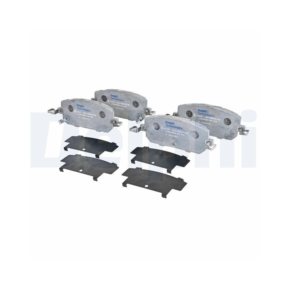 DELPHI LP5045EV Bremsbelagsatz, Scheibenbremse f&uuml;r MAZDA MAZDA (CHANGAN)