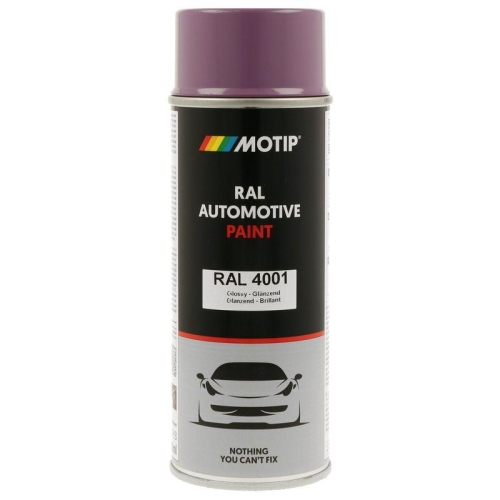 MOTIP 880134 Lack RAL Farbe Automotive RAL 4001 Hochglanz 400 ml f&uuml;r