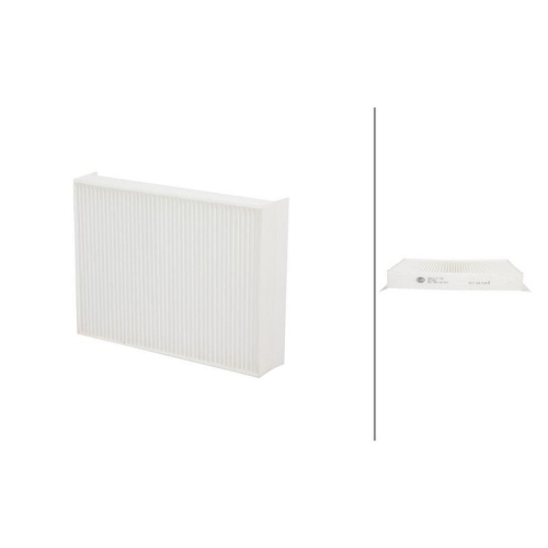 HELLA 8ZC 366 120-071 Filter, Innenraumluft f&uuml;r MERCEDES-BENZ, au&szlig;en, innen
