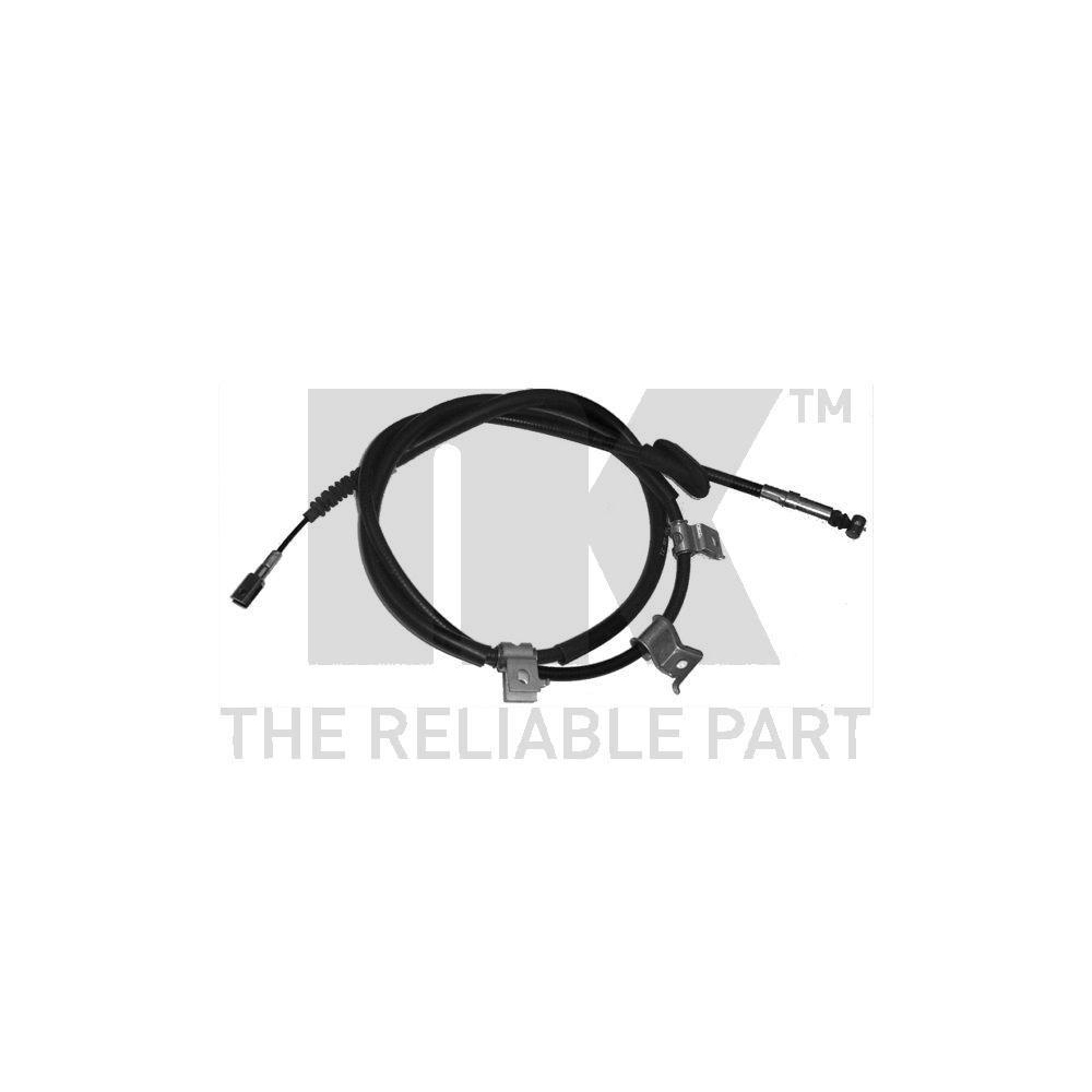 Seilzug, Feststellbremse NK 902631 f&uuml;r HONDA, hinten rechts, rechts