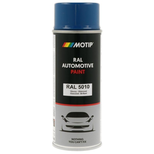 MOTIP 880136 Lack RAL Farbe Automotive RAL 5010 Hochglanz 400 ml f&uuml;r