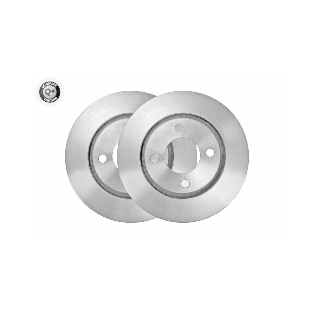 VAICO V10-80051 2 St&uuml;ck Bremsscheiben Q+, Erstausr&uuml;sterqualit&auml;t f&uuml;r AUDI SEAT SKODA VW