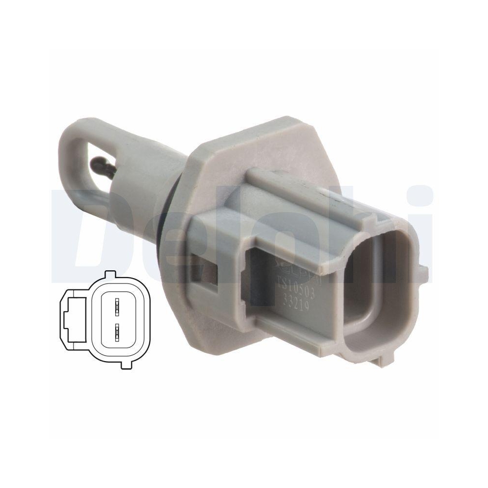 DELPHI TS10503 Sensor, Ansauglufttemperatur für FORD, oben