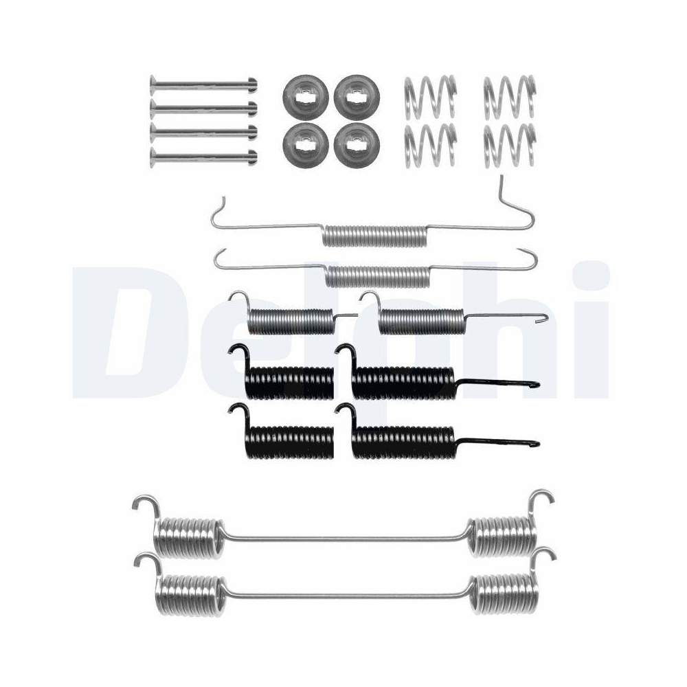 DELPHI LY1171 Zubehörsatz, Bremsbacken für VW, Hinterachse