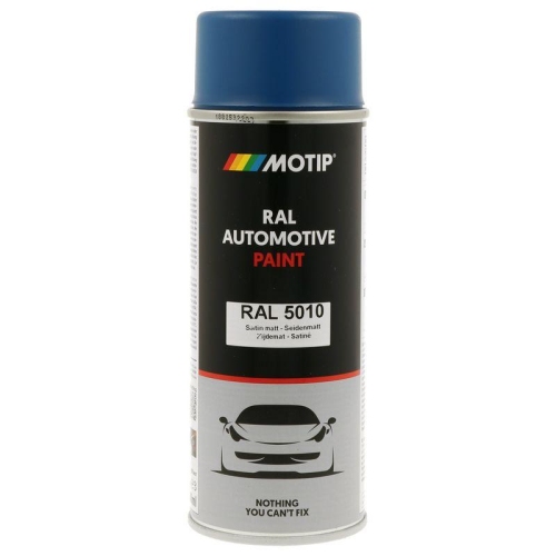 MOTIP 880137 Lack RAL Farbe Automotive RAL 5010 SeidenMatt 400 ml f&uuml;r