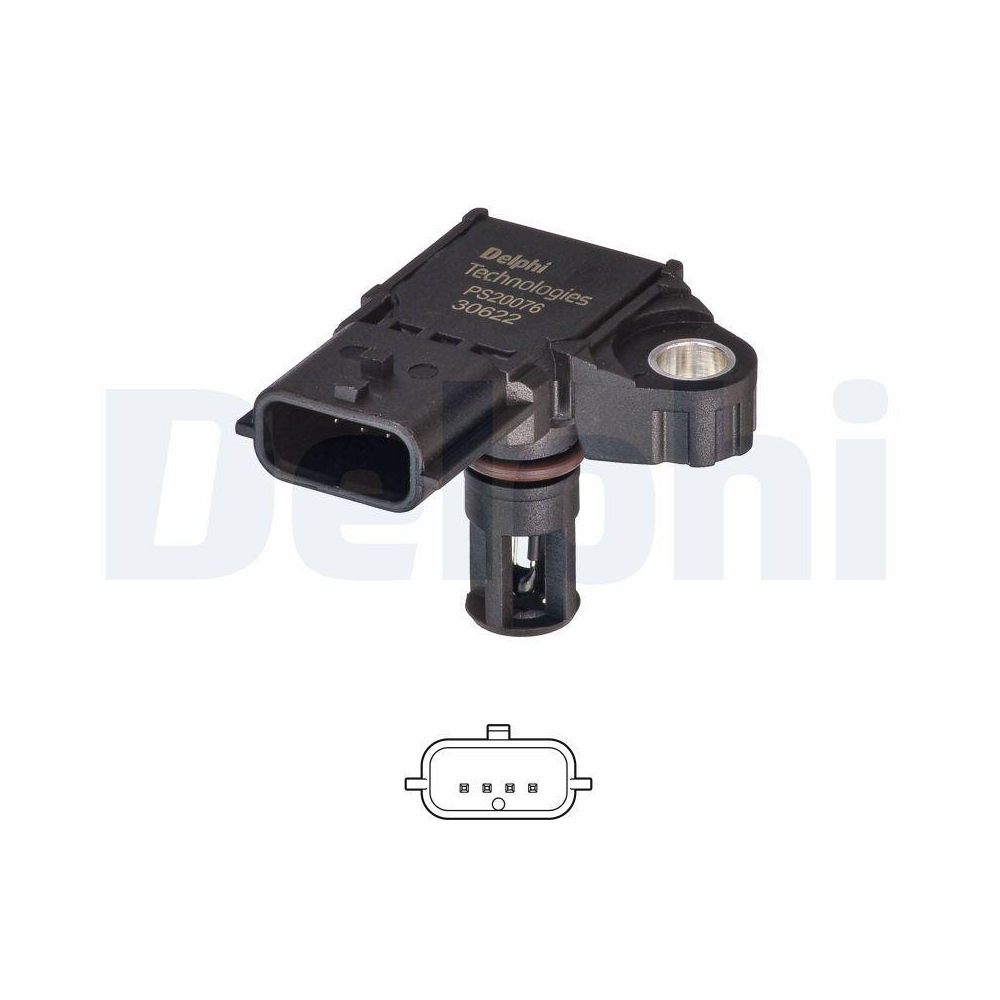 DELPHI PS20076-12B1 Sensor, Ladedruck f&uuml;r RENAULT DACIA