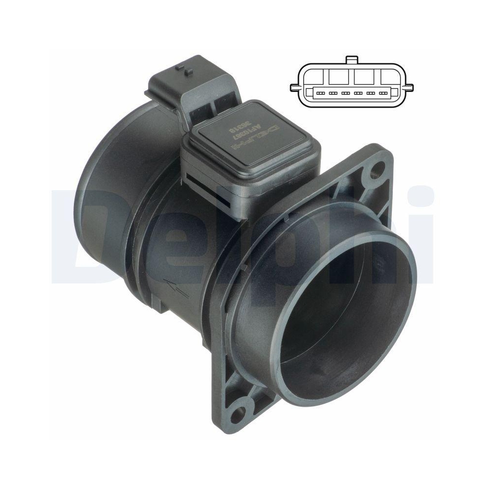 DELPHI AF10367-12B1 Luftmassenmesser f&uuml;r NISSAN OPEL RENAULT VAUXHALL