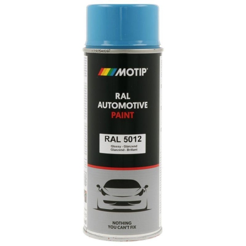 MOTIP 880138 Lack RAL Farbe Automotive RAL 5012 Hochglanz 400 ml f&uuml;r