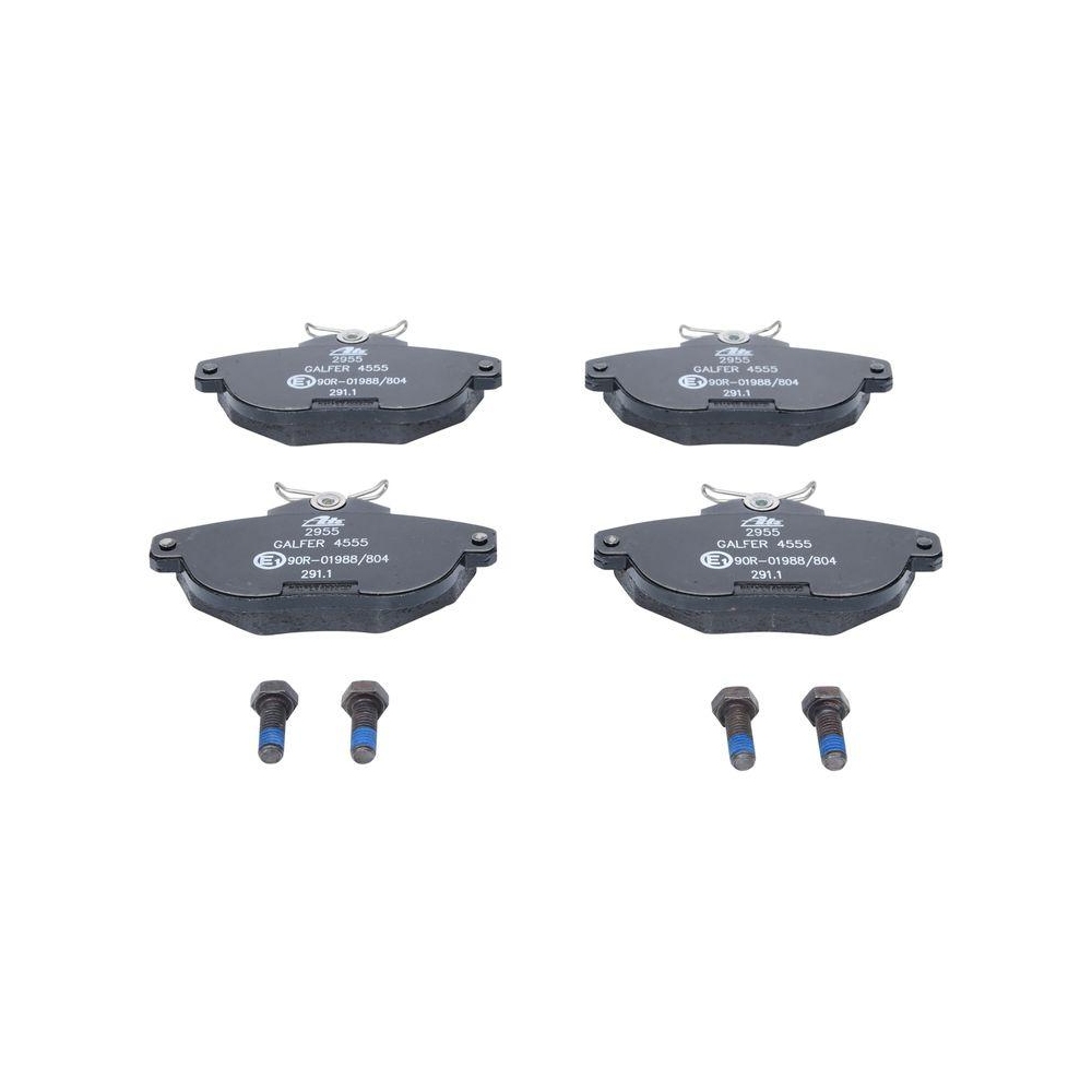 Bremsbelagsatz, Scheibenbremse ATE 13.0460-2706.2 f&uuml;r CITRO&Euml;N, Hinterachse