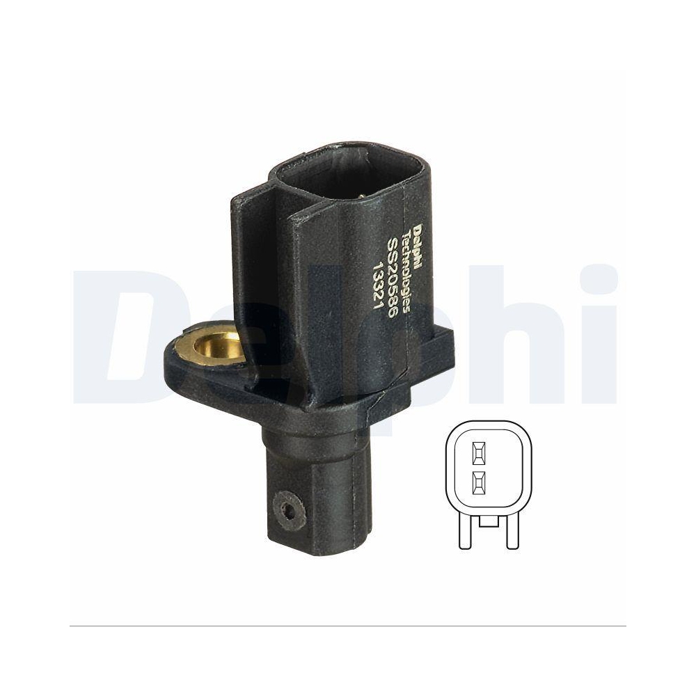 DELPHI SS20586 Sensor, Raddrehzahl f&uuml;r FORD, Hinterachse