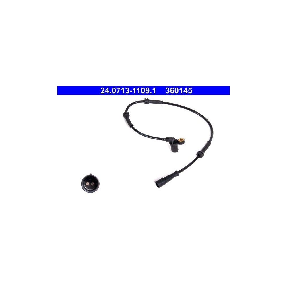 Sensor, Raddrehzahl ATE 24.0713-1109.1 f&uuml;r RENAULT, Vorderachse