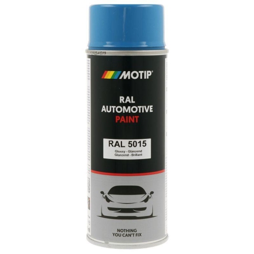 MOTIP 880140 Lack RAL Farbe Automotive RAL 5015 Hochglanz 400 ml f&uuml;r