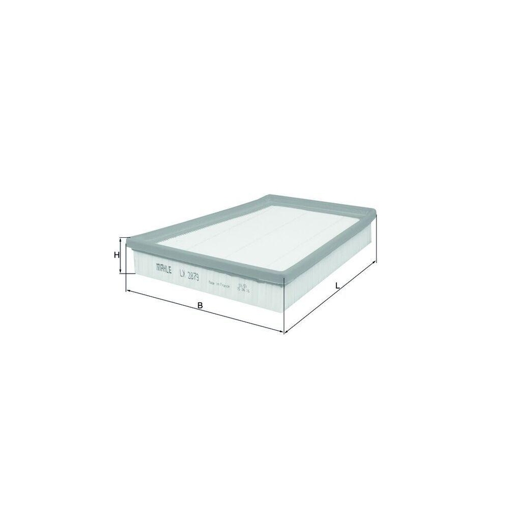 Luftfilter KNECHT LX 2879 f&uuml;r AUDI VW BENTLEY CUPRA, links