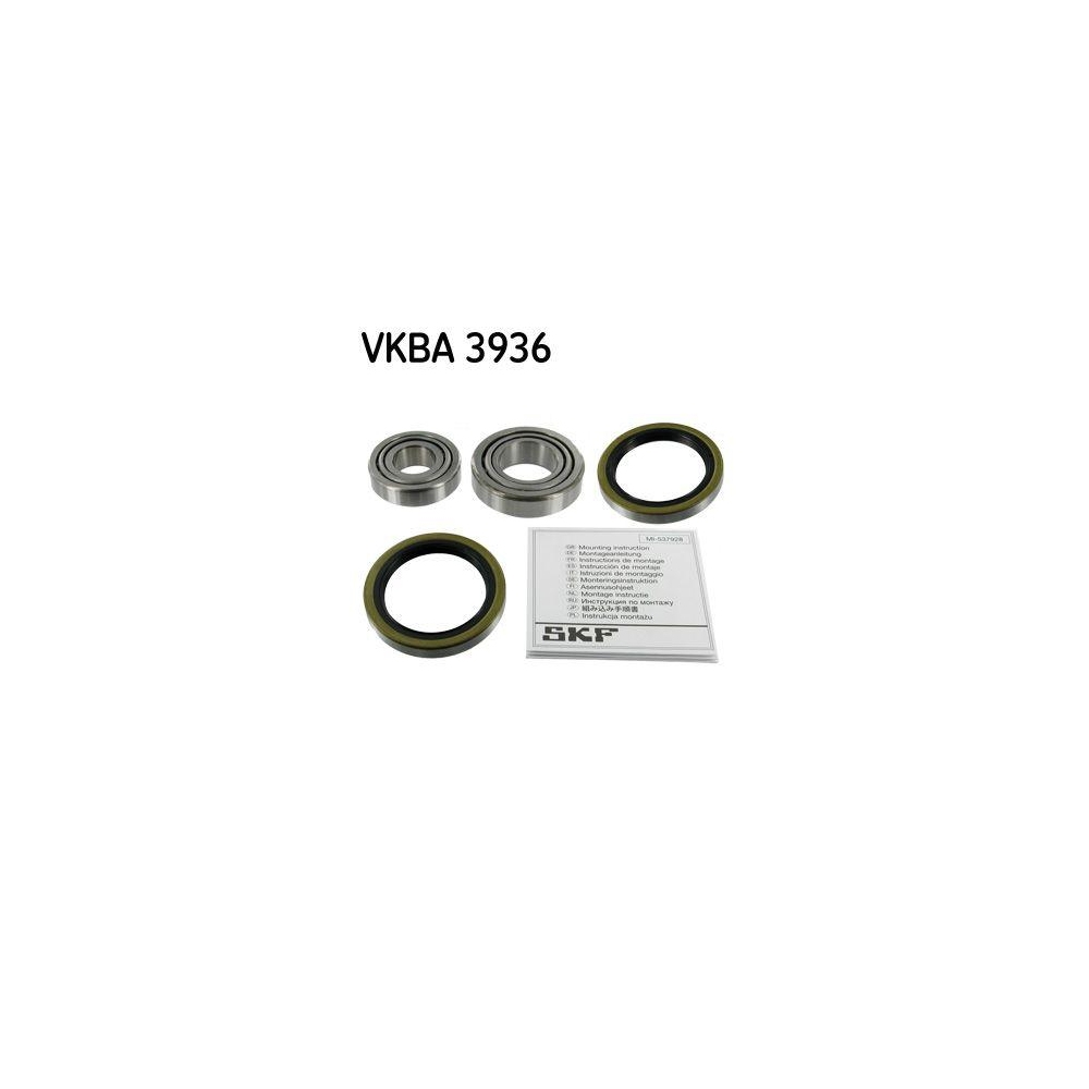 Radlagersatz SKF VKBA 3936 f&uuml;r KIA, Hinterachse, Vorderachse