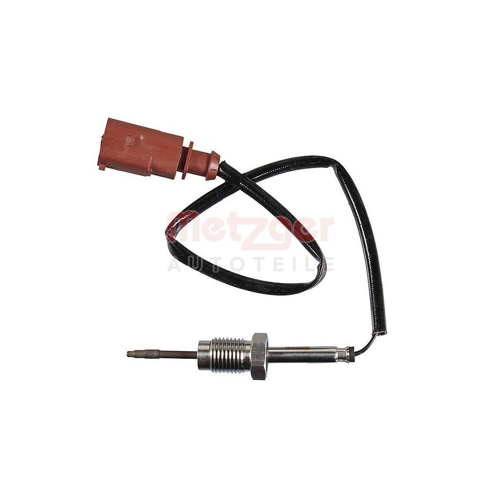 Sensor, Abgastemperatur METZGER 08941066 f&uuml;r AUDI SEAT SKODA VW, nach AGR-K&uuml;hler