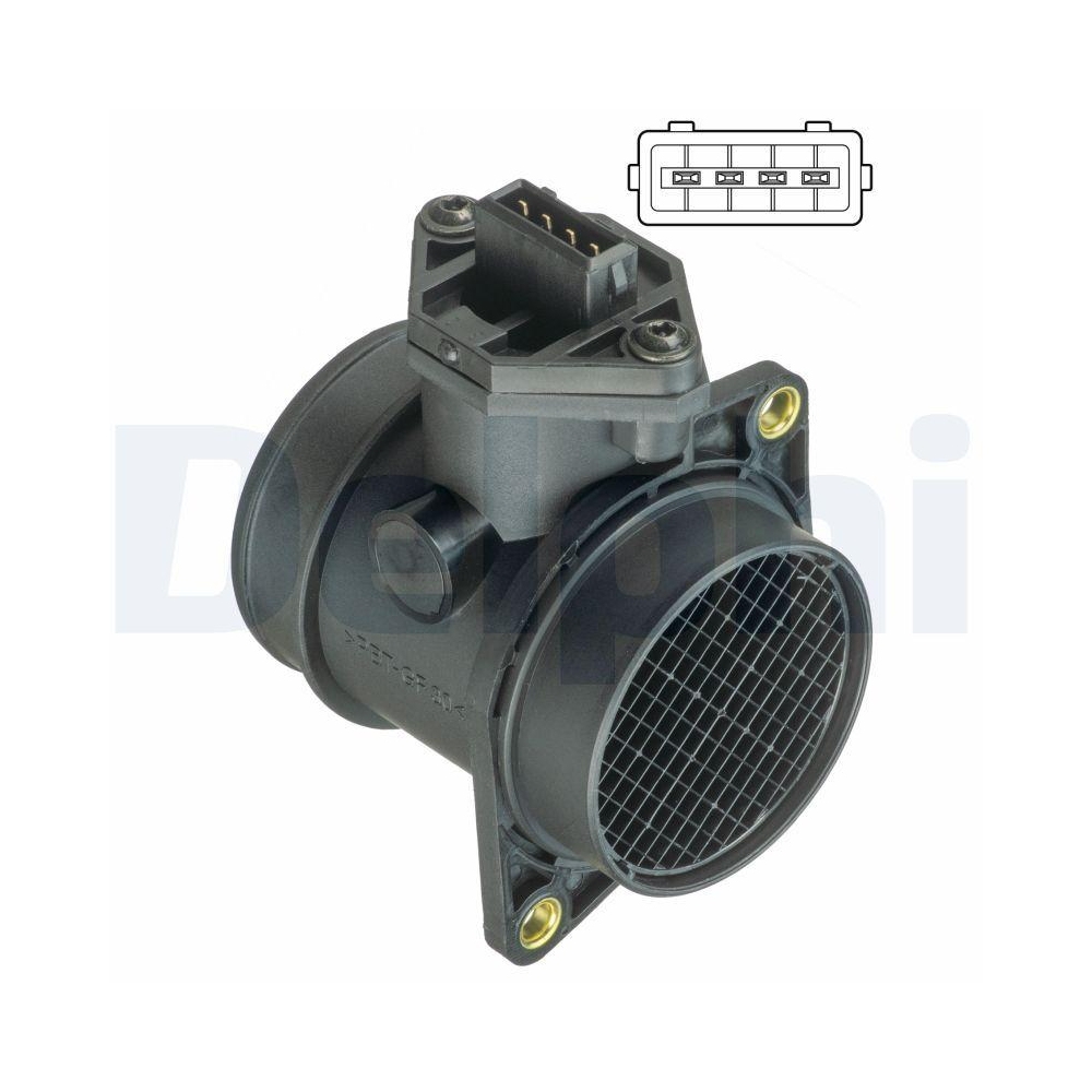 DELPHI AF10376-12B1 Luftmassenmesser f&uuml;r AUDI SEAT SKODA VW VAG