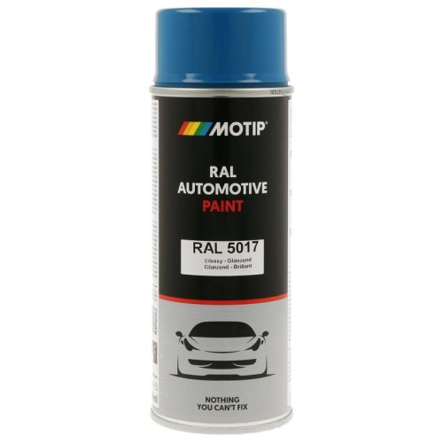 MOTIP 880141 Lack RAL Farbe Automotive RAL 5017 Hochglanz 400 ml f&uuml;r