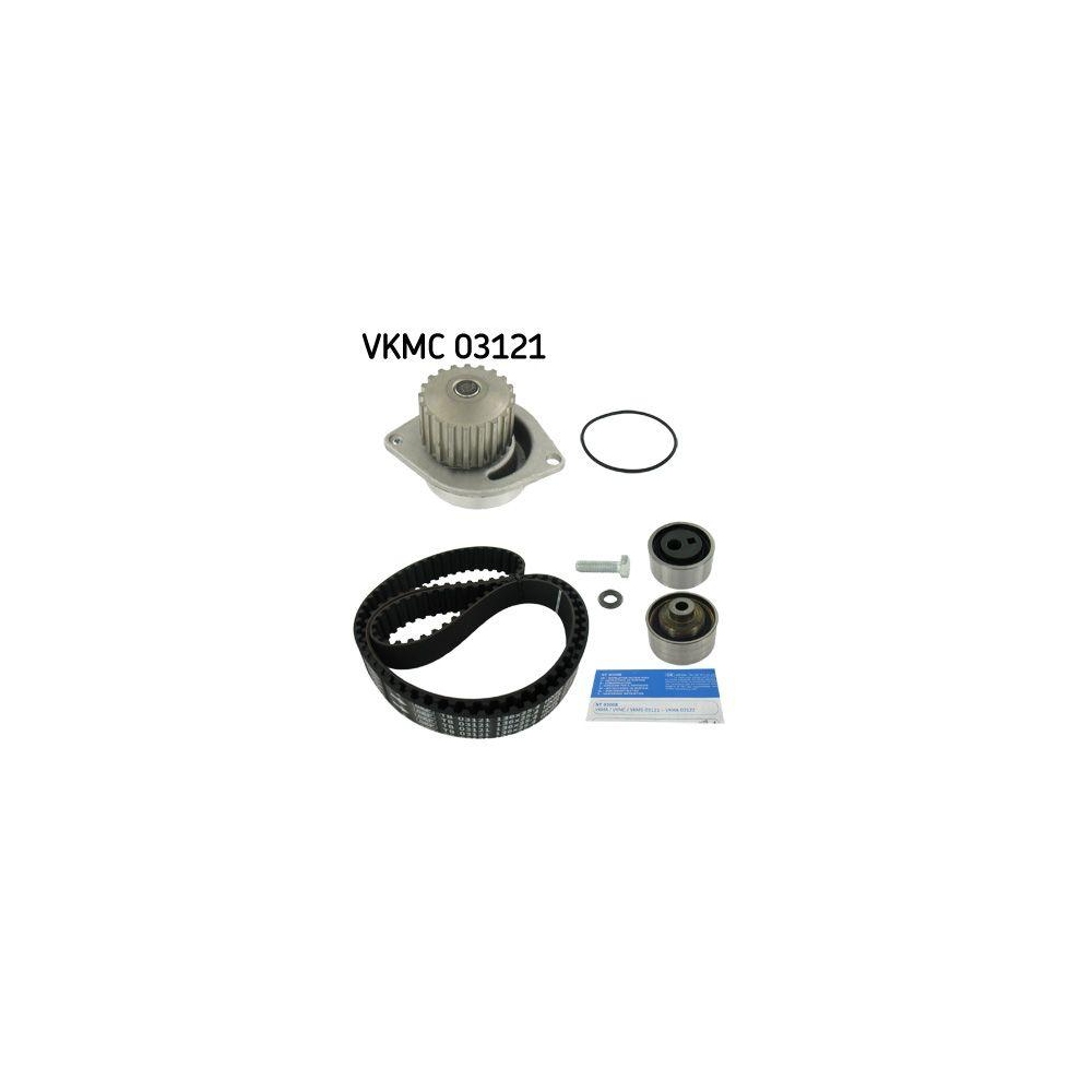Wasserpumpe + Zahnriemensatz SKF VKMC 03121 f&uuml;r AUDI CITRO&Euml;N FIAT LANCIA NISSAN