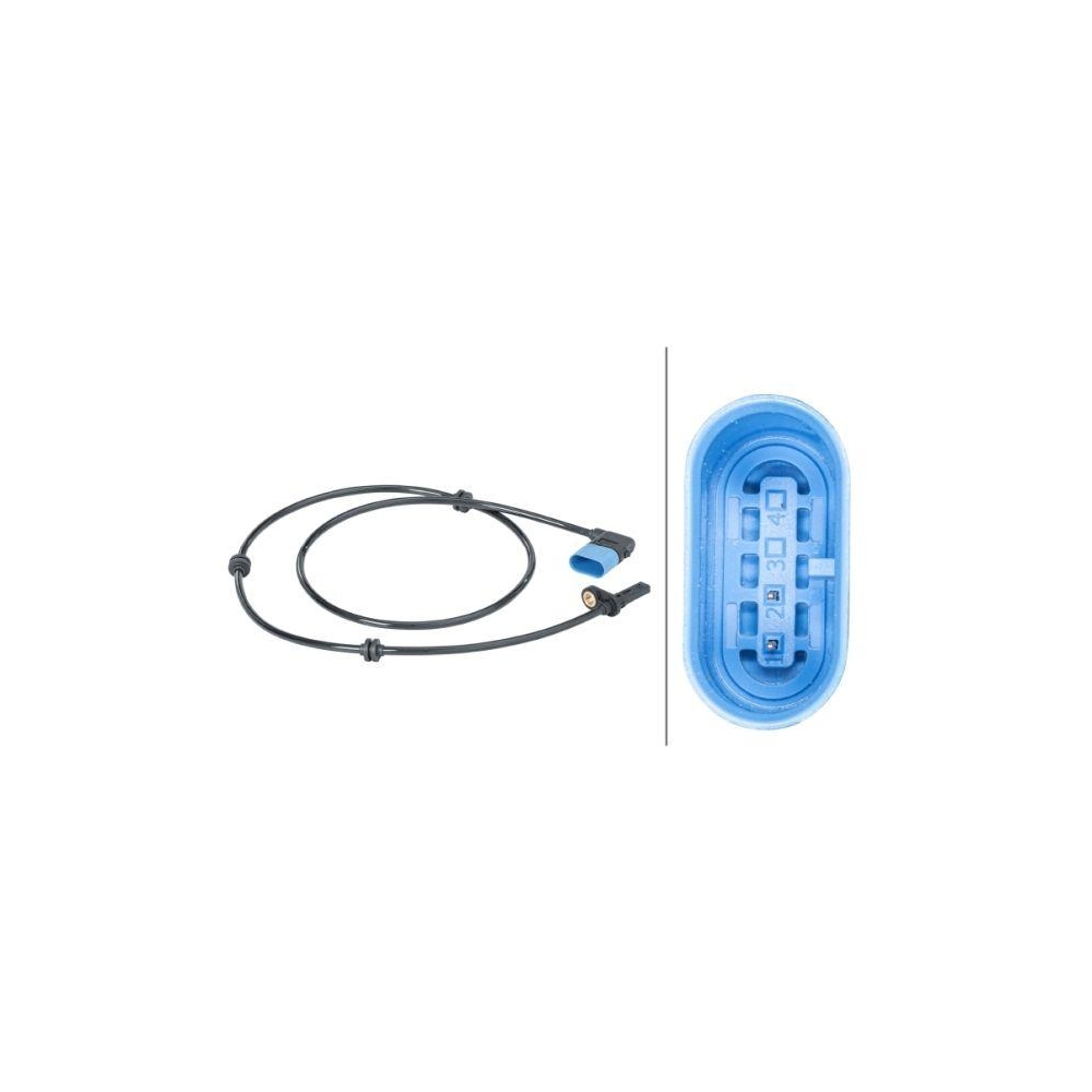 HELLA Sensor, Raddrehzahl 6PU 012 679-651 f&uuml;r MERCEDES-BENZ INFINITI, links