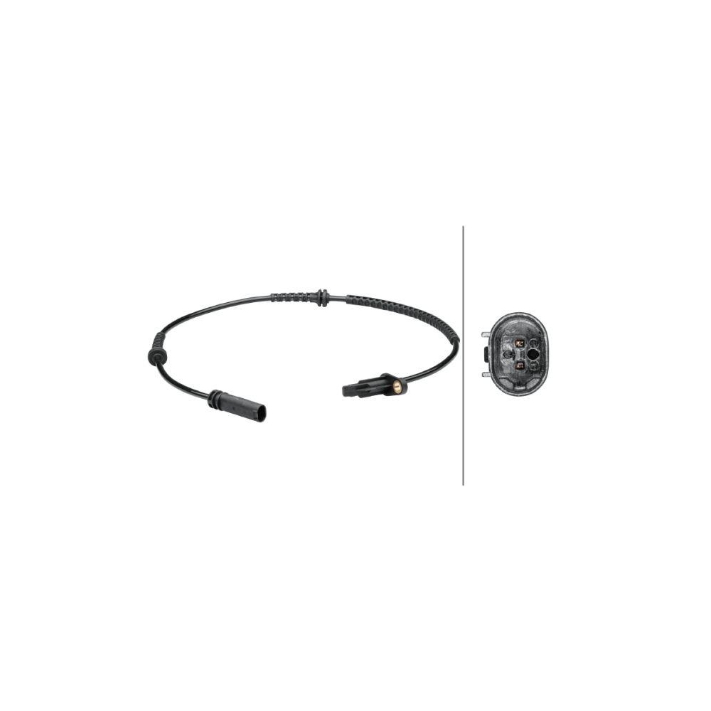 HELLA Sensor, Raddrehzahl 6PU 012 679-521 f&uuml;r MINI, Vorderachse