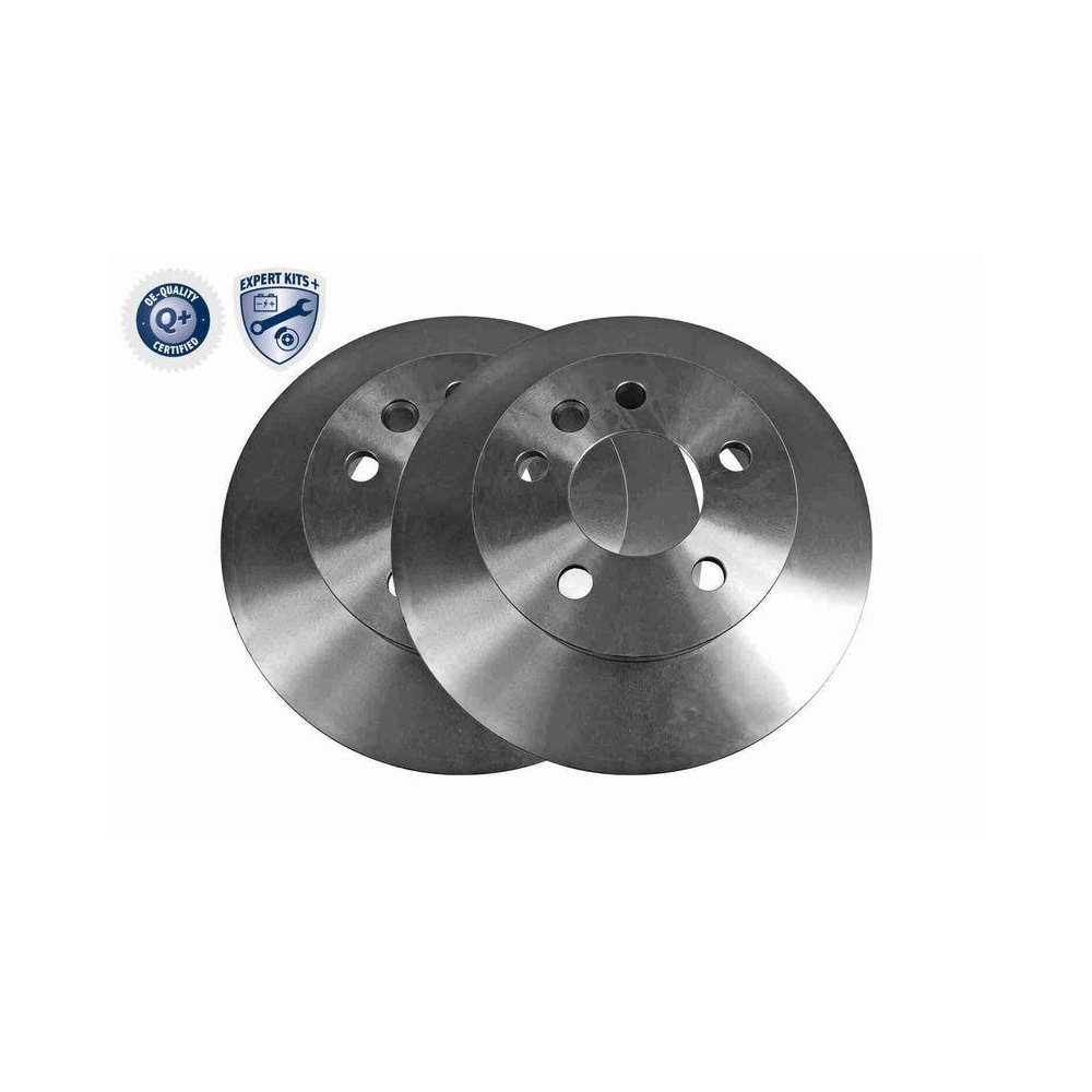 VAICO V10-80060 2 St&uuml;ck Bremsscheiben Q+, Erstausr&uuml;sterqualit&auml;t f&uuml;r AUDI SEAT SKODA VW