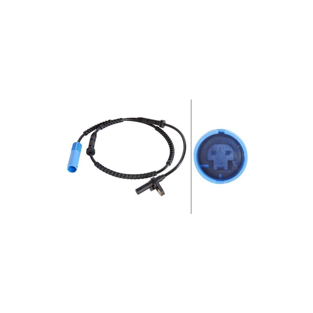 HELLA Sensor, Raddrehzahl 6PU 012 806-091 f&uuml;r BMW MINI, Hinterachse, links