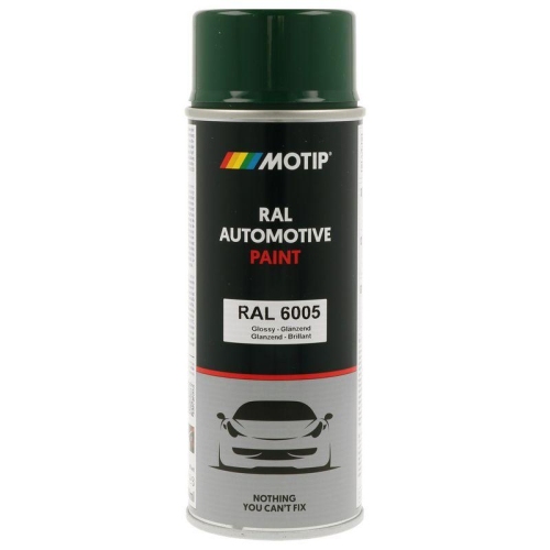 MOTIP 880143 Lack RAL Farbe Automotive RAL 6005 Hochglanz 400 ml f&uuml;r