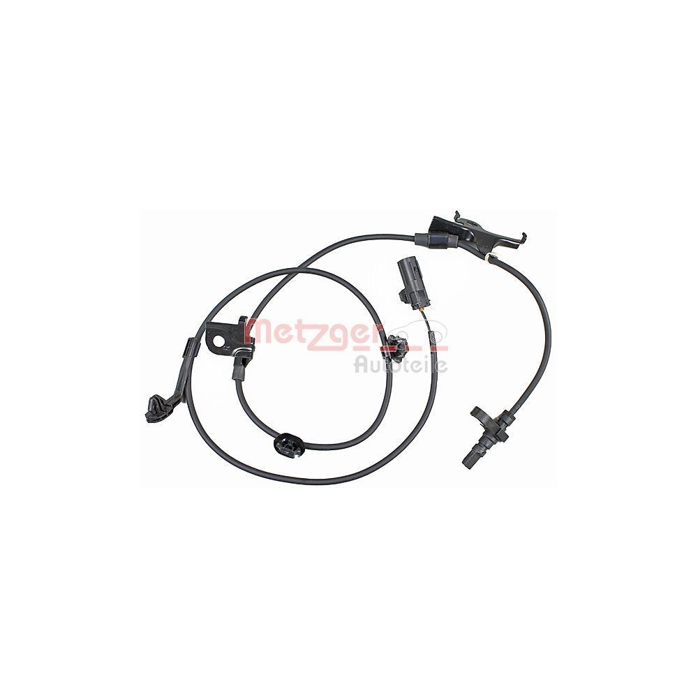 Sensor, Raddrehzahl METZGER 09001166 f&uuml;r TOYOTA, Vorderachse rechts