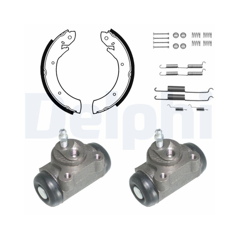 DELPHI KP909 Bremsbackensatz für, Hinterachse